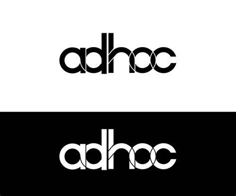 Geometrický design AdHoc logo a produkty