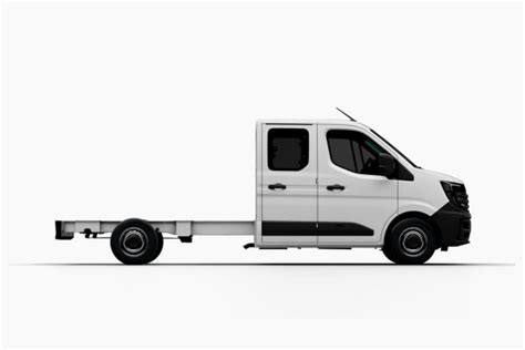 Boční profil Nissan Interstar s důrazem na nákladový prostor a bezpečnostní prvky