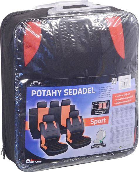 Obrázek ukazující potahy sedadel s univerzálním upevněním pro celý vůz a jejich montáž