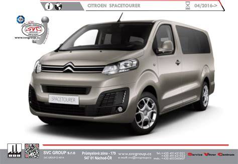 Obrázek montáže tažného zařízení na Citroën C4 Spacetourer