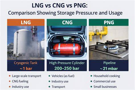 Infografika srovnání paliv benzín vs. nafta vs. LNG vs. CNG