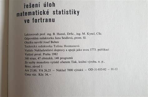 Statistiky defektů a nouzových řešení