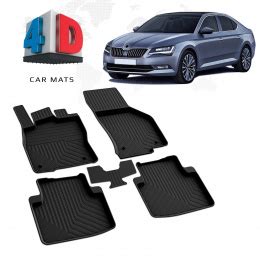 Obrázek: Montáž autokoberců na Škoda Superb III - detail upevnění