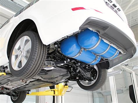 Detail nádrže CNG
