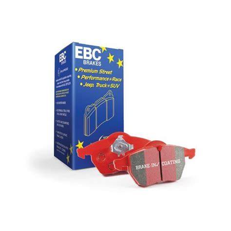 Infografika: Porovnání řad destiček EBC Brakes (Double-H, Organic, RP-1/RP-X) a jejich vhodnosti pro různé typy jízd