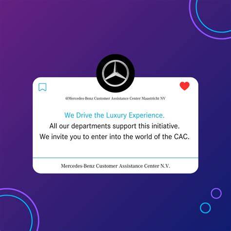 Infografika s postupem kontaktu Mercedes-Benz Customer Support