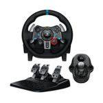Grafika srovnání volantů Logitech a Thrustmaster