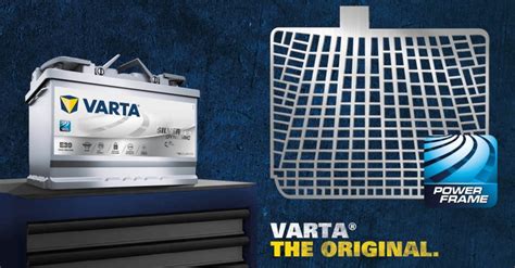 Obrázek ilustrující historii značky VARTA a PowerFrame