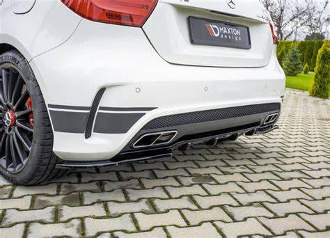 Schéma aerodynamických efektů předního a zadního nárazníku u W202 AMG