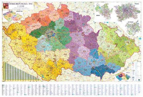 Mapa pokrytí pneuservisu podle PSČ