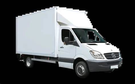 Obrázek schematického znázornění skříňové nástavby na Sprinter s hydraulickým čelem