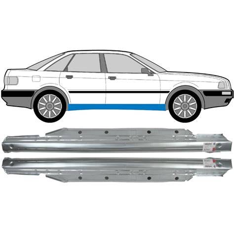 doplňky pro kufr Audi 80 B3 ilustrace