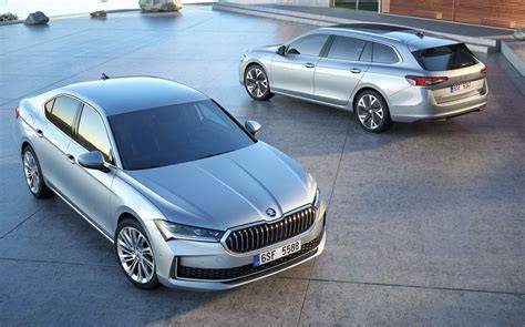 vizualizace elektrifikace Škoda Superb