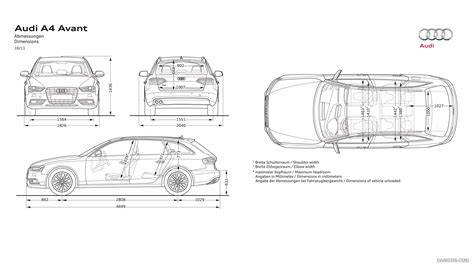Infografika: Rozměry Audi A4 Avant vs konkurence (mm)