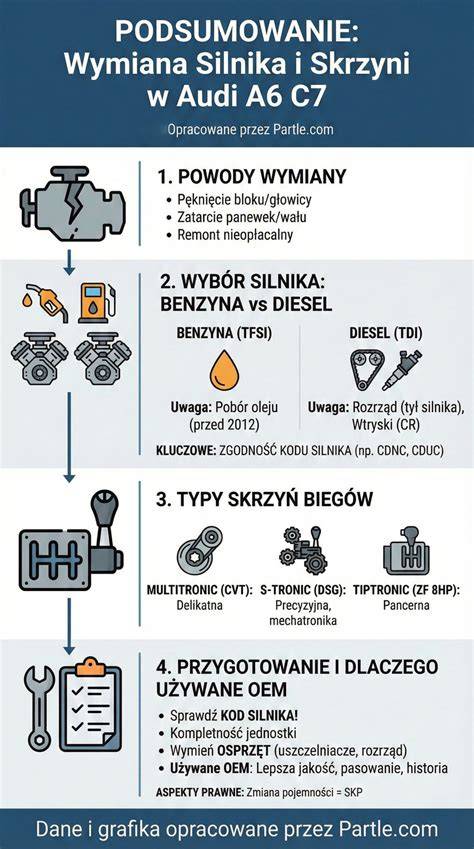 Infografika: Přehled rozvodových systémů Audi A6 (řemenový vs. řetězový)