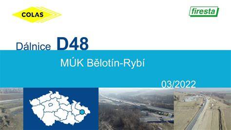 Infografika: Přehled řešených úseků a MÚK v D48 Rybí - Rychaltice