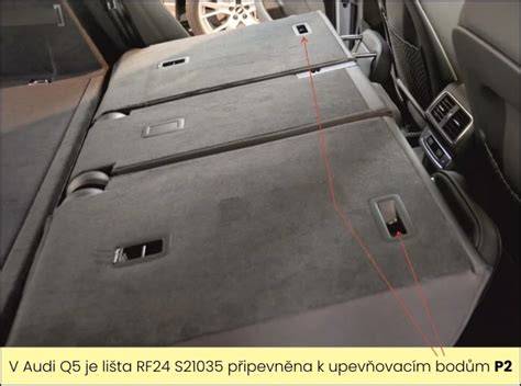 Obrázek znázorňující anatomii podběhu Mazdy 626 a jeho upevňovací body