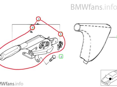 Infografika uspořádání ruční převodovky BMW E46