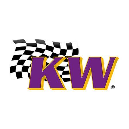 Logo KW Automotive a mapové znázornění vývojových a testovacích center