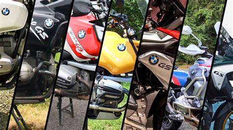 BMW GS historie - schéma vývoje modelů a hlavních technologií