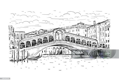 Obrázek Ponte di Rialto a Velkého kanálu