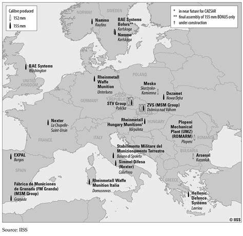 Mapa evropských výrobních závodů BMW a jejich kapacity