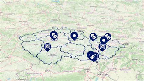 mapa regionálních sportovních událostí