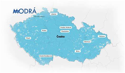 Mapa pokrytí svolávací akce podle VIN