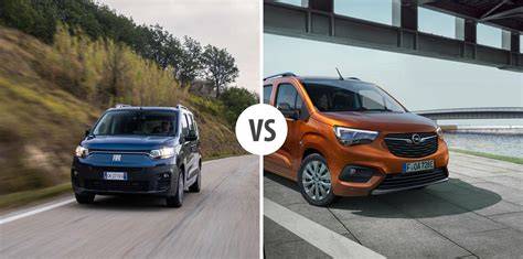 Infografika: Srovnání vnitřního prostoru Opel Combo vs Fiat Doblo a rozdíly mezi PSA značkami