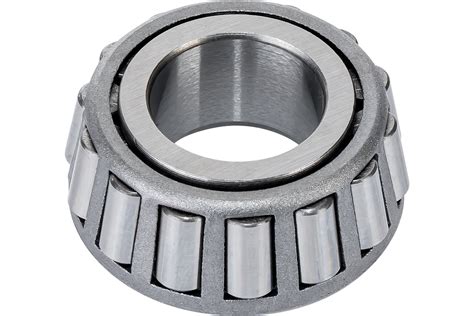 Detailní pohled na kuželíkové ložisko kola