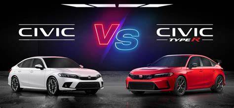 Tabulka: srovnání rozměrů a hmotnosti Civic Type R vs. standardní Civic