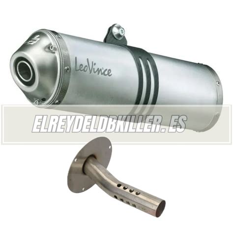 Ilustrace vnitřní struktury tlumiče Leo Vince X3 s vyznačením hlavních komponentů