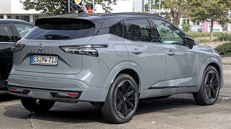 Mapa rozložení rozměrů pneumatik pro různé generace Nissan Qashqai