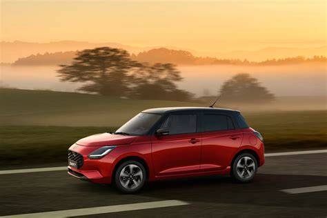 Infografika s historií generací Suzuki Swift