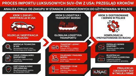Infografika: krok-za-krokem proces dovozu z USA do ČR