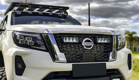 Schéma montáže střešní sady Lazer na Nissan Navara