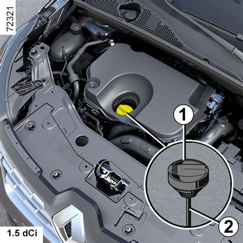 Obrázek: Ukazatel hladiny oleje na měrce mezi značkami MIN a MAX