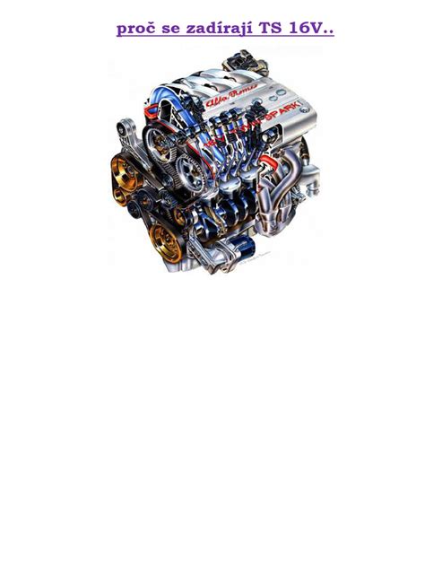 schematické zobrazení motoru s technologií Twin Turbo