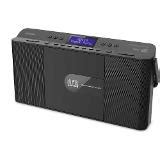 ukázka displeje DAB+ rádia s informacemi