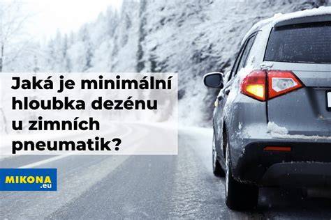 Infografika: Jak hloubka dezénu ovlivňuje brzdnou dráhu a přilnavost na mokru a sněhu