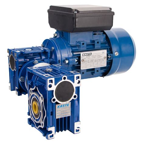 Detailní pohled na šnekovou převodovku s označením FCNDK30/40