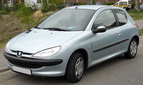 Infografika: Přehled verzí Peugeot 206 a jejich motorizace