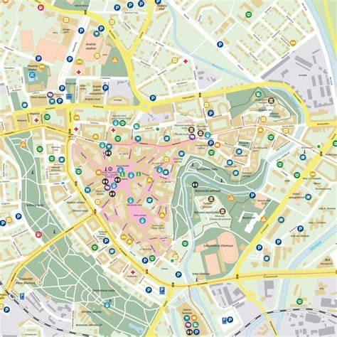 Mapa Olomouce s vybranými prodejci Mazda a trasy k nejbližším showroomům