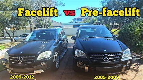 Infografika: Srovnání verzí předních nárazníků W211 (facelift vs. pre-facelift)