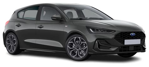 Infografika: Srovnání verzí Focus (hatchback, kombi, ST-Line X) a motorů
