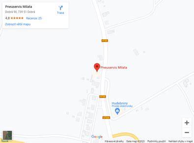Mapa pobočky MILATA v Dobré u Frýdku-Místku