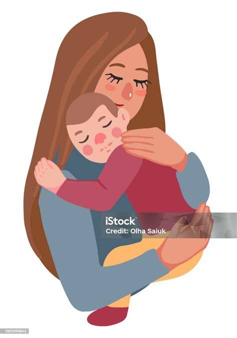 Ilustrace procesu attachmentu mezi dítětem a pečující osobou