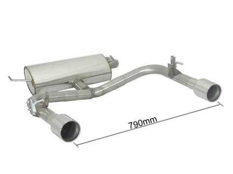 Duplex Ragazzon pro Toyota Celica - 2 x kulatá koncovka 102 mm