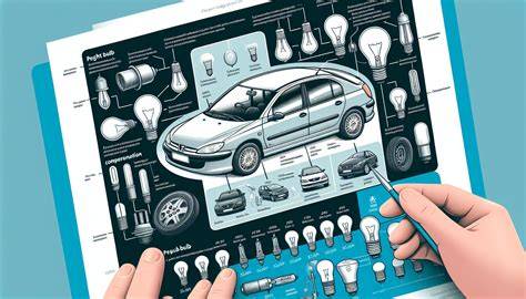 Infografika: Jak vybrat správné žárovky pro Peugeot 308