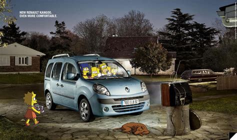 Infografika: Průřez kampaní The Simpsons x Renault Kangoo